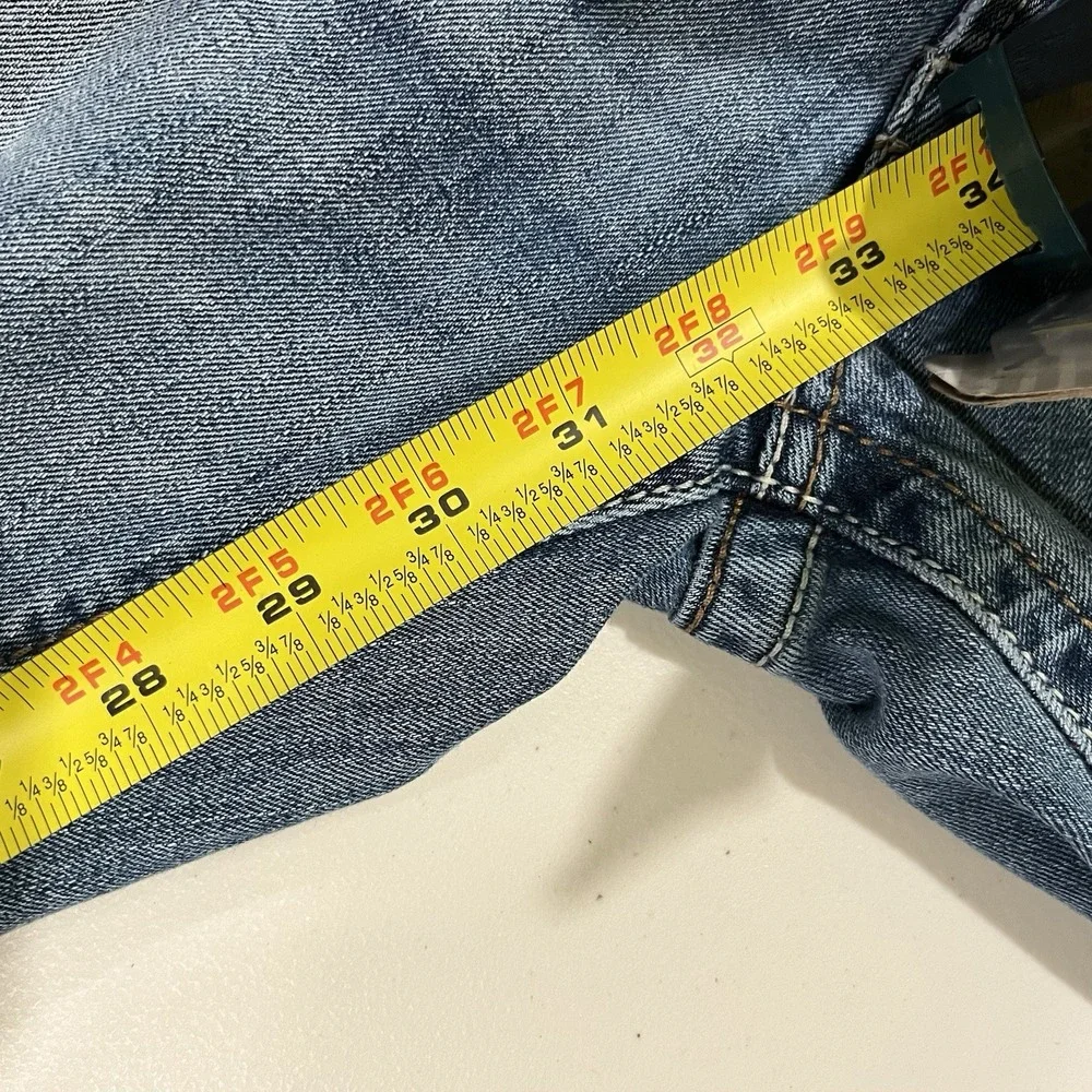 Ariat Jeans Mens 34x31 M5 Slim Boot Leg Denim Rodeo Cowboy Work Pants Thrashed